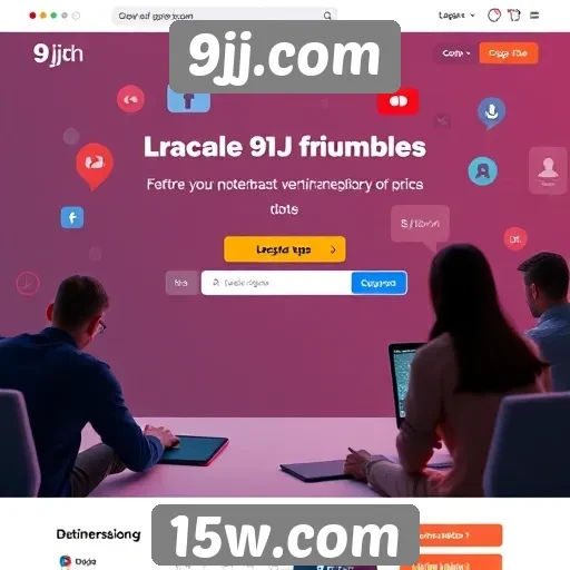 Experiência de usuário no design do 9jj.com